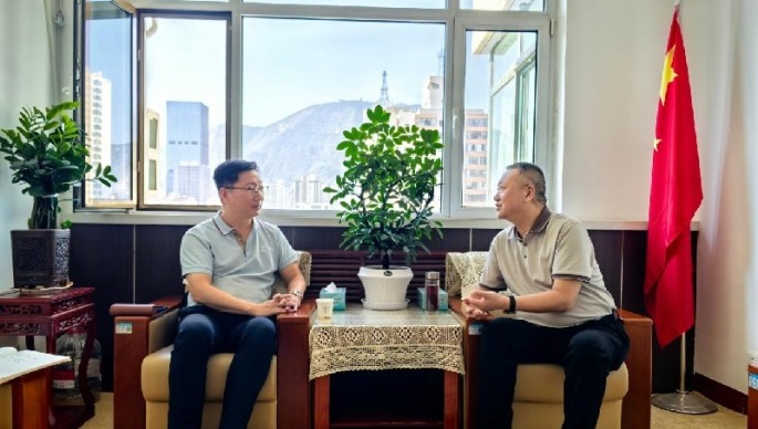 加拿大甘肃总商会会长隋兆安拜会省侨联